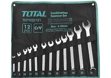 Bộ cờ lê vòng miệng 12 chi tiết Total