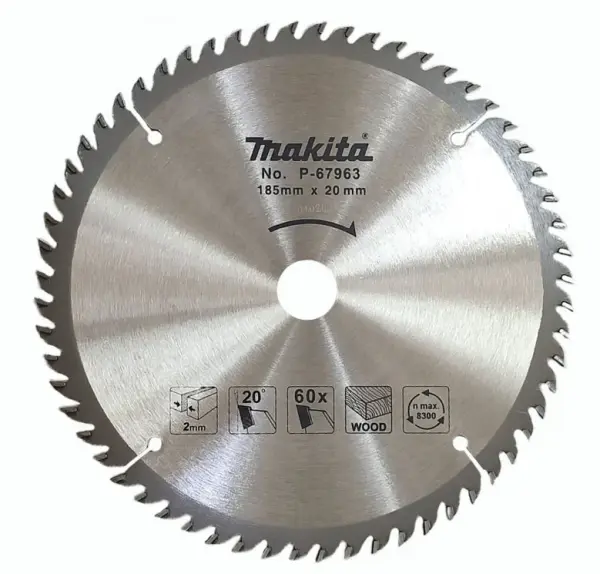 Lưỡi cưa gỗ hợp kim MAKITA (185X2.0X60T) / P-67963