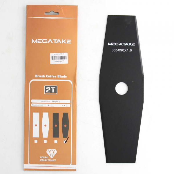 Dao cắt cỏ 30F MEGATAKE vát đen (305MM X 90MM X 1.6MM)