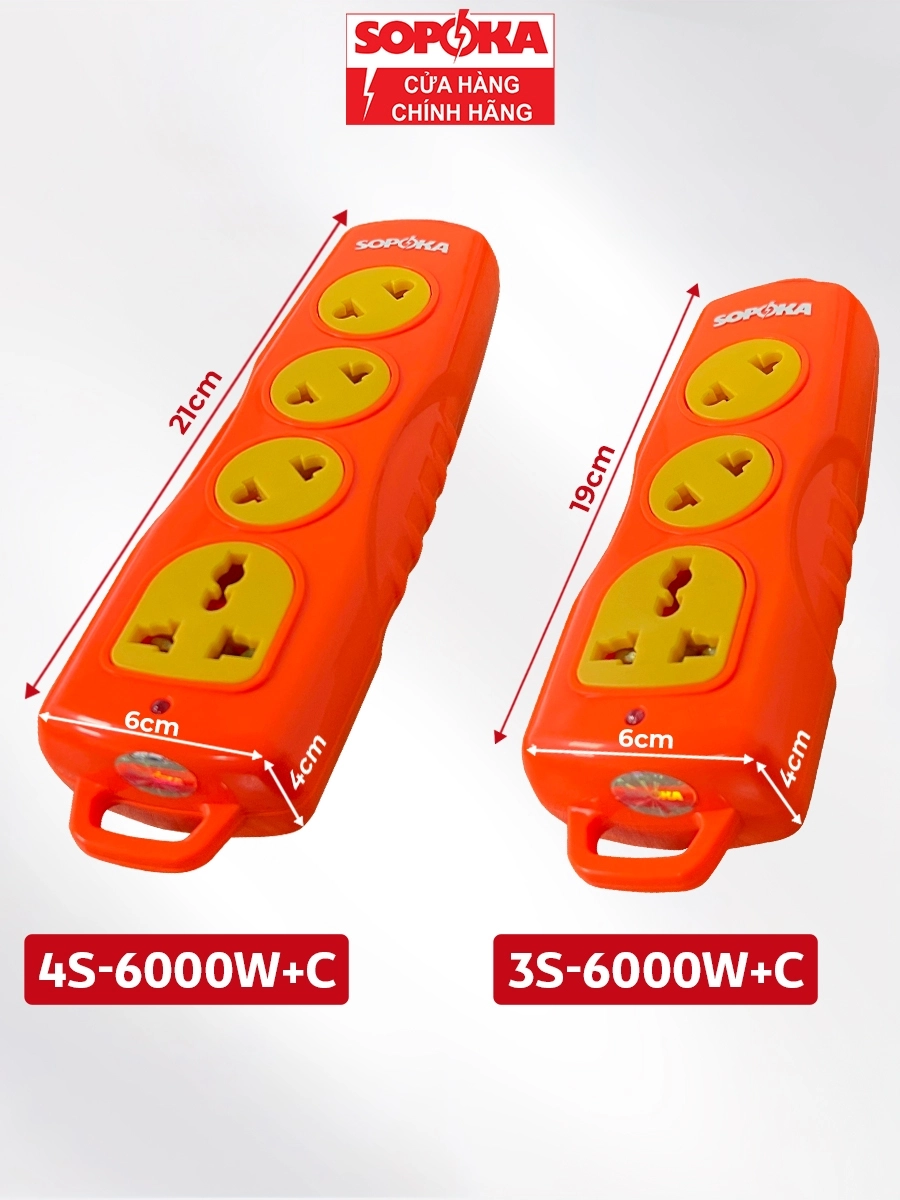 Ổ CẮM CHÉO SIÊU CHỊU TẢI SOPOKA P6000